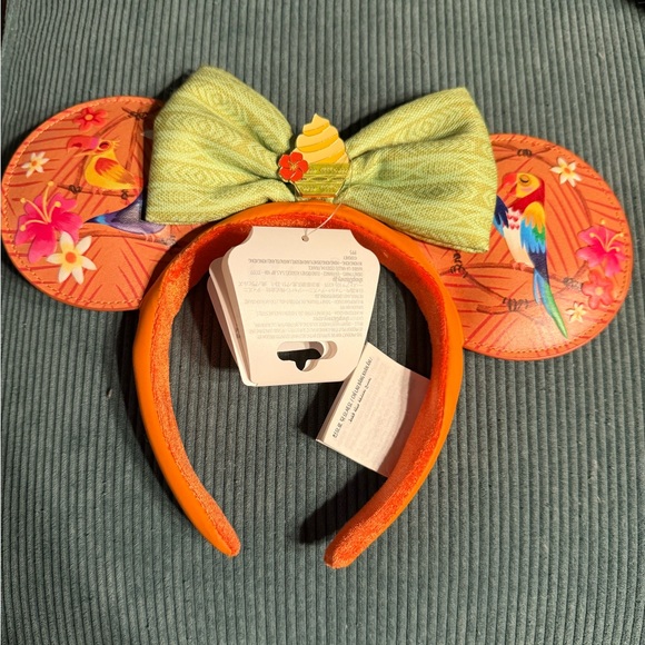 Disney Accessories - Enchanted Tiki Room: Enchanted  Parrot Themed Headband with Bow